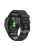 26mm Watch Band for Garmin Tactix 7 Pro / Fenix 7X / 6X Pro / 5X Plus , Smooth Silicone Dual-color Wrist Strap - Black+Grey