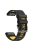 26mm Watch Band for Garmin Tactix 7 Pro / Fenix 7X / 6X Pro / 5X Plus , Smooth Silicone Dual-color Wrist Strap - Black+Yellow