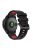 Bi-color Adjustable Quick Release Silicone Smart Watch Band Wrist Strap for Garmin Fenix 7X/6X Sapphire GPS/6X Pro/6X GPS/5X GPS/5X Plus - Black / Red