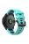 Bi-color Adjustable Quick Release Silicone Smart Watch Band Wrist Strap for Garmin Fenix 7X/6X Sapphire GPS/6X Pro/6X GPS/5X GPS/5X Plus - Mint Green / Midnight Blue