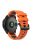 Bi-color Adjustable Quick Release Silicone Smart Watch Band Wrist Strap for Garmin Fenix 7X/6X Sapphire GPS/6X Pro/6X GPS/5X GPS/5X Plus - Orange / Black