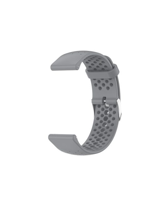 Breathable Smart Watch Strap Replacement Silicone Wrist Band for Garmin Forerunner 158/55 - Grey