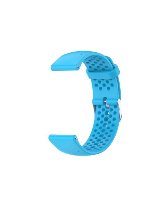 Breathable Smart Watch Strap Replacement Silicone Wrist Band for Garmin Forerunner 158/55 - Sky Blue