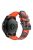 Camouflage Pattern Printed Watch Band for Garmin Fenix 7 / 6 ,  22mm Silicone Quick Release Strap - Camouflage Orange