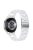 D-Shape Strap for Garmin Vivomove 3 / GarminMove 3 Resin Bracelet Watchband Replacement - Pearl White