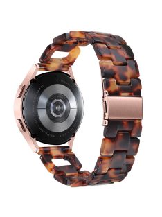   D-Shape Strap for Garmin Vivomove 3 / GarminMove 3 Resin Bracelet Watchband Replacement - Tortoiseshell