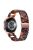 D-Shape Strap for Garmin Vivomove 3 / GarminMove 3 Resin Bracelet Watchband Replacement - Tortoiseshell