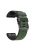 Diamond Texture Watch Band for Garmin Tactix 7 Pro / Fenix 7X / 6X Pro / 5X Plus , 26mm Dual-color Silicone Sport Strap - Army Green+Black