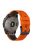 Dot Texture Silicone Band for Garmin Tactix 7 Pro  /  Fenix 7X  /  6X Pro  /  5X Plus , 26mm Dual-color Watch Strap - Orange+Black