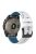 Dot Texture Silicone Band for Garmin Tactix 7 Pro  /  Fenix 7X  /  6X Pro  /  5X Plus , 26mm Dual-color Watch Strap - White+Blue