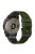 Dot Texture Watch Band for Garmin Fenix 7 / Forerunner 965 / 955 / 945 / 935 , Soft Silicone Dual-color Wrist Strap - Army Green+Black