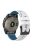 Dot Texture Watch Band for Garmin Fenix 7 / Forerunner 965 / 955 / 945 / 935 , Soft Silicone Dual-color Wrist Strap - White+Blue