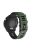 Dual Color 22mm Width Silicone Watch Band Replacement Quick Release Rubber Strap for Garmin Vivoactive 4 / Venu 2 / Huawei Watch 3 - Army Green/Black