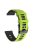 Dual Color Adjustable Soft Silicone Watch Band Strap 20mm for Samsung Galaxy Watch4 Classic 46mm 42mm/Galaxy Watch4 44mm 40mm/Garmin vivoactive 3/venu - Green / Black