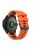 Dual Color Quick Release Silicone Replacement Watchband Bracelet Strap for Garmin Fenix 7X/6X Sapphire GPS/6X Pro/6X GPS/5X GPS/5X Plus - Orange / Black