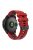 Dual Color Quick Release Silicone Replacement Watchband Bracelet Strap for Garmin Fenix 7X/6X Sapphire GPS/6X Pro/6X GPS/5X GPS/5X Plus - Red / Black