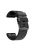 Dual-color Watch Band for Garmin Fenix 7 / Forerunner 965 / 955 / 945 / 935 , Diamond Texture Silicone Replacement Strap - Charcoal Grey+Black