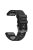 Dual-color Watch Band for Garmin Fenix 7 / Forerunner 965 / 955 / 945 / 935 , Smooth Silicone Soft Strap - Black+Grey