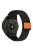 For  Garmin Fenix 7 / Forerunner 965 / 955 / 945 / 935 Wrist Band 22mm Nylon Watch Strap - Black+Orange