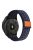 For  Garmin Fenix 7 / Forerunner 965 / 955 / 945 / 935 Wrist Band 22mm Nylon Watch Strap - Blue+Orange