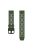 For Coros Pace 2 / Garmin vivoactive 5 / GarminActive 5 / Venu Sq 2 Dual Color Watch Strap 20mm Silicone Watchband - Army Green / Black