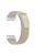 For Coros Vertix 2  /  Garmin Fenix 7X  /  6X  /  5X 26mm Trail Loop Nylon Band Soft Watch Strap - Beige+White