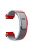 For Coros Vertix 2  /  Garmin Fenix 7X  /  6X  /  5X 26mm Trail Loop Nylon Band Soft Watch Strap - Red  /  Grey+Red