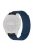 For Coros Vertix 2 / Garmin Fenix 7X / 6X / 5X Silicone Watch Band Magnetic Strap Replacement with 26mm PC Connector - Dark Blue