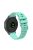 For Garmin Approach S40 / Venu Sq / Samsung Galaxy Watch3 41mm / Gear Sport Silicone Watch Bands 20mm Quick Release Wave Grain Dots Straps Replacement - Teal Green