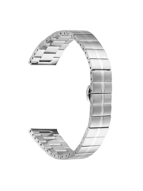 For Garmin D2 Air X10 / Bounce Stylish Watch Strap 1-Bead Stainless Steel Wrist Band - Silver