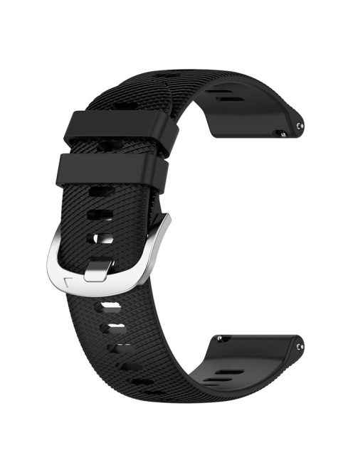 For Garmin D2 Air X10 20mm Replacement Wrist Band Soft Silicone Watch Strap - Black