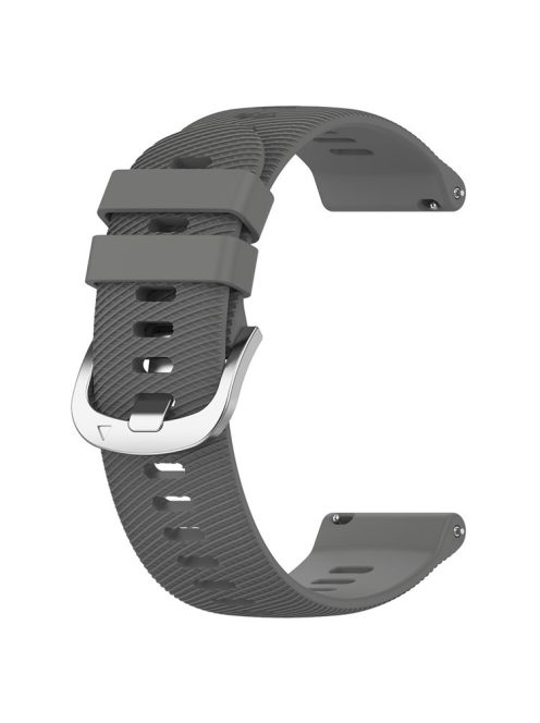 For Garmin D2 Air X10 20mm Replacement Wrist Band Soft Silicone Watch Strap - Dark Grey