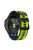 For Garmin Descent G1 / Fenix 7 / Fenix 6 Pro / Fenix 5 Plus Dual Color Silicone Wrist Strap Smart Watch Band 22mm - Lime / Blue