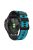 For Garmin Descent G1 / Fenix 7 / Fenix 6 Pro / Fenix 5 Plus Dual Color Silicone Wrist Strap Smart Watch Band 22mm - Sky Blue / Black