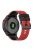 For Garmin Descent G1 / Forerunner 935 / Forerunner 945 Textured Silicone Wrist Watch Band Dual-Color Replacement Strap - Red  /  Black