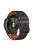 For Garmin Descent G1 / Instinct 2 Dual Color Silicone Wrist Band Adjustable Replacement Watch Strap - Black / Brown