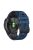 For Garmin Descent G1 / Instinct 2 Dual Color Silicone Wrist Band Adjustable Replacement Watch Strap - Midnight Blue / Black