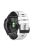 For Garmin Descent G1 / Instinct 2 Dual Color Silicone Wrist Band Adjustable Replacement Watch Strap - White / Black