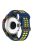 For Garmin Descent Mk2s / D2 Delta S / Fenix 7S / 6S / 5S, Dual-Color Watch Band 20mm Watch Strap Silicone Watchband with Dual-Hole Buckle - Blue / Yellow