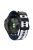 For Garmin Enduro / Tactix Delta / Tactix 7 Pro Pin Texture Silicone Watch Band 26mm Dual Colors Replacement Wrist Strap - White  /  Dark Blue