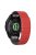 For Garmin Fenix 5 / 5X / 6X / 7X Replacement Strap 26mm Dual Color Silicone Smart Watchband - Red / Black