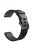 For Garmin Fenix 5 6 7 Instinc Instinc 2 Approach 22mm Soft Genuine Leather Watch Strap - Black