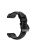 For Garmin Fenix 5 Genuine Leather Watch Band Crazy Horse Texture Replacement Strap - Black