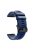 For Garmin Fenix 5 Silicone Sport Watch Band Adjustable Wrist Strap with Black Buckle - Dark Blue