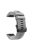 For Garmin Fenix 5 Silicone Sport Watch Band Adjustable Wrist Strap with Black Buckle - Grey