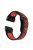 For Garmin Fenix 5/Garmin Forerunner 935 22mm Two-tone Hollow Silicone Watch Strap Wristband Replacement - Black / Red