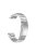 For Garmin Fenix 5S Stainless Steel Link Chain Watch Band with Folding Clasp - Silver