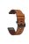 For Garmin Fenix 6 / Amazfit Falcon Leather Smart Watch Band Pin Buckle Wrist Strap Replacement - Brown