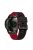 For Garmin Fenix 6 / Fenix 5 / Forerunner 945 / Forerunner 935 / MARQ Dual Color Watch Band 22mm Soft Silicone Replacement Band Strap Accessory - Black / Red