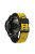 For Garmin Fenix 6 / Fenix 5 / Forerunner 945 / Forerunner 935 / MARQ Dual Color Watch Band 22mm Soft Silicone Replacement Band Strap Accessory - Yellow / Black